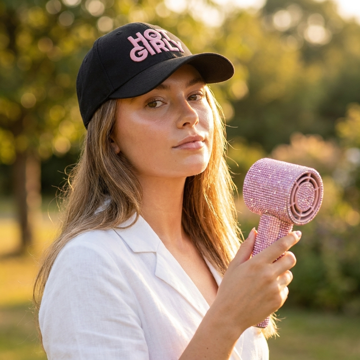 Glam Fan Pro — The Rhinestone Fan Built For Hot Girls